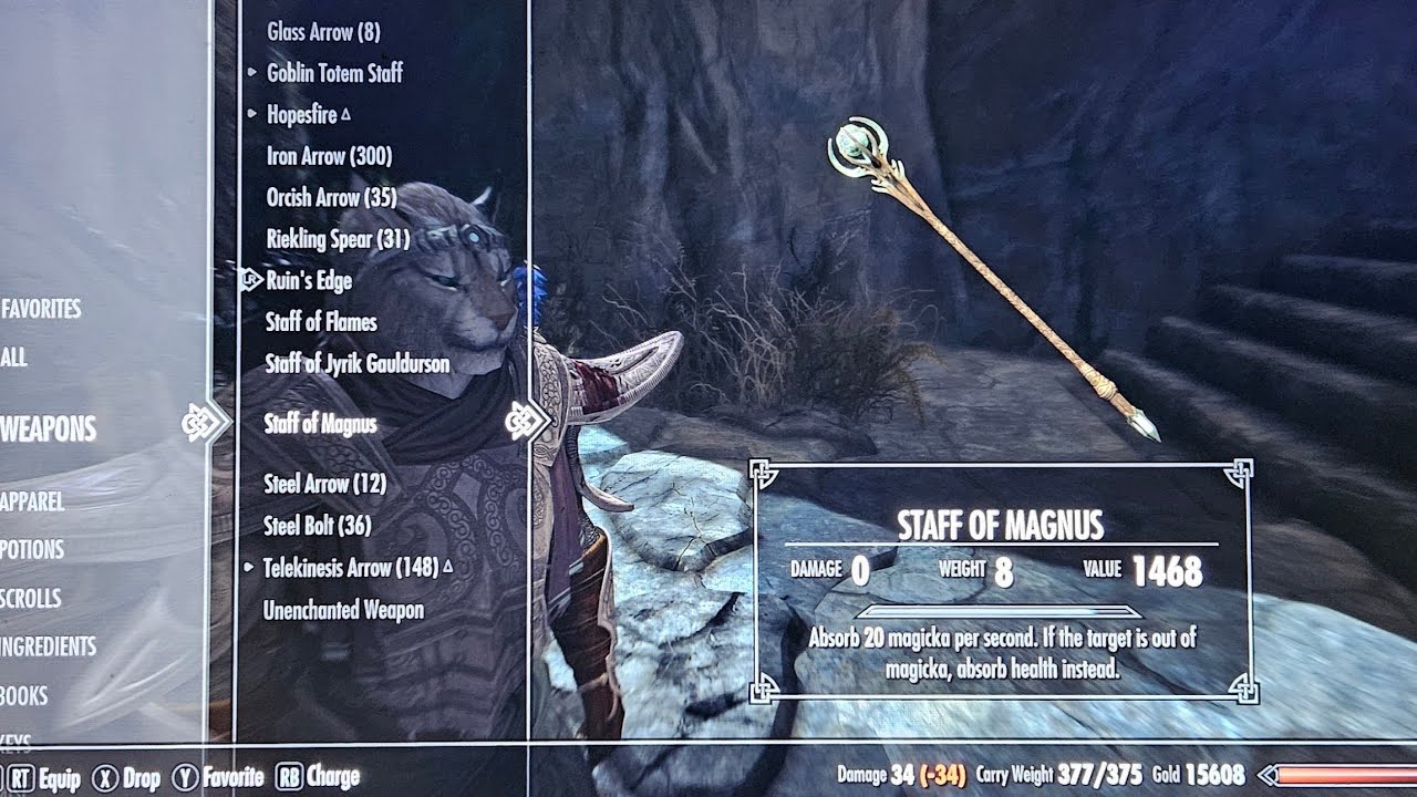 Серия «Легендарный коллекционер Скайрима», эпизод 240 — Посох Магнуса