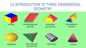 Class (Plus One): Introduction To Three Dimensional Geometry //Focus  Area.
