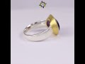 14K Real Gold Amethyst Ring💜Minimal Luxury Statement Ring|Handmade Gemstone Ring Jaipur Manufacturer