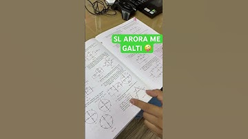 Mistake In SL Arora Physics Book 🥲