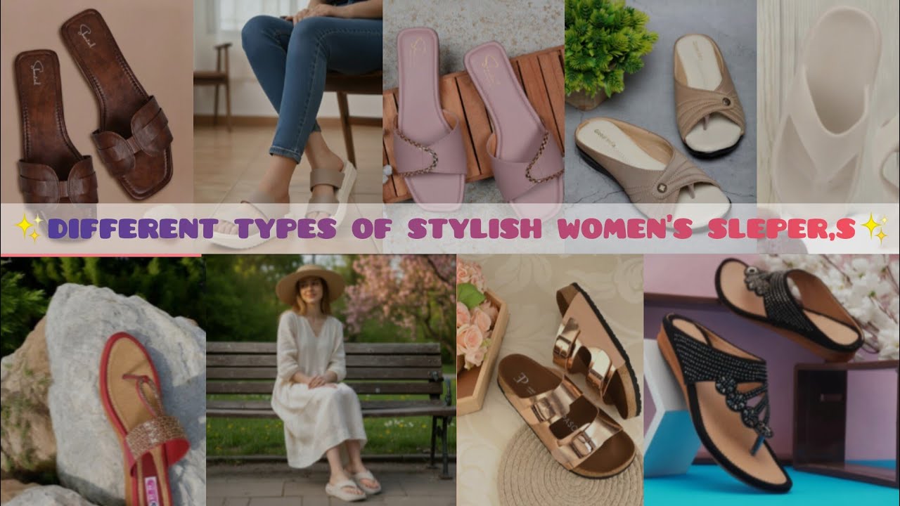 DIFFERENT TYPES OF WOMEN'S STYLISH SLEPER'S COLLECTION ✨