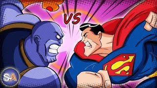 SUPERMAN vs THANOS - What If Battle [Round 1]