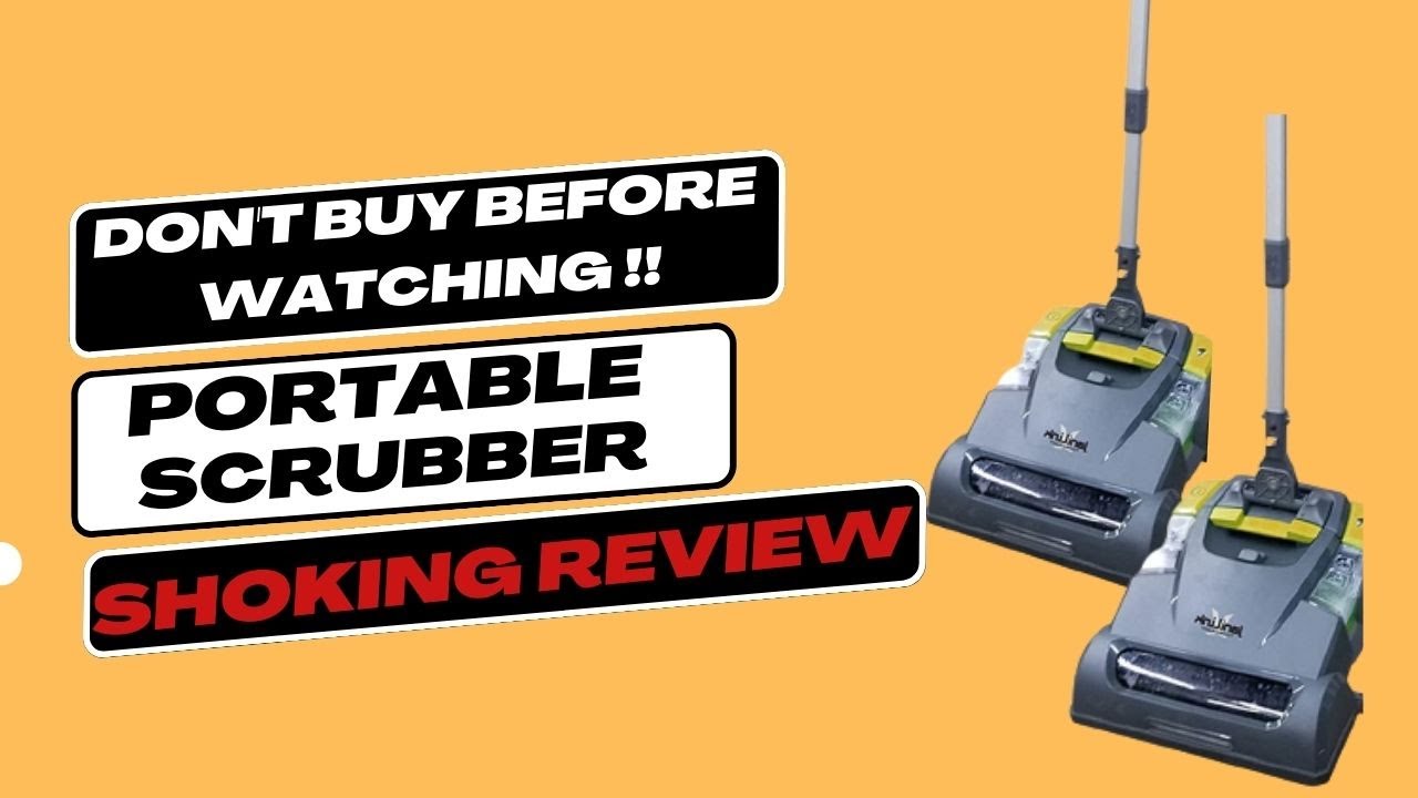 Janilink Portable Scrubber Review | A Game Changer for Cleaning Tasks- Is It Best Scrubber  or Bad?