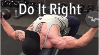 Dumbbell Fly: DOING THEM RIGHT