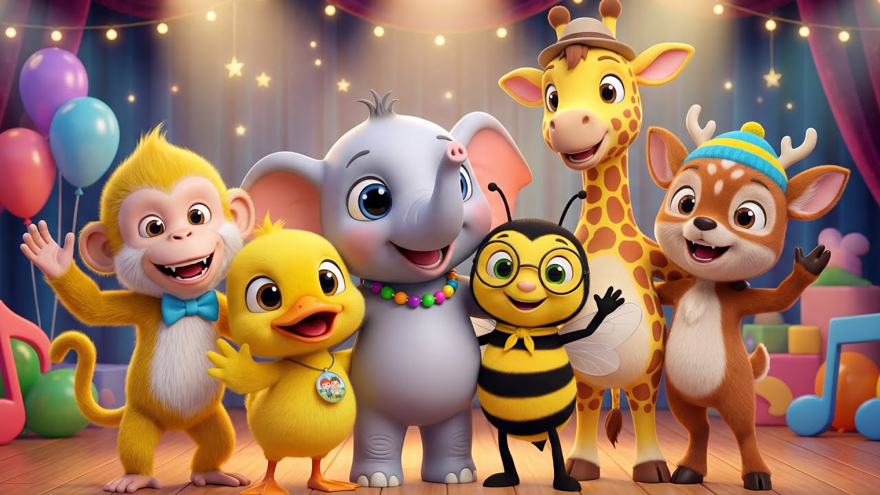 La Abejita Baila Feliz 🐝 El Patito Baila Alegremente 🦆 | Canciones Infantiles 3D en Español