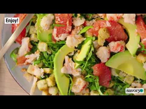 Lobster and Avocado Salad - Savory