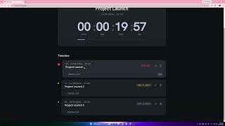 Demonstration & Instruction of Countdown