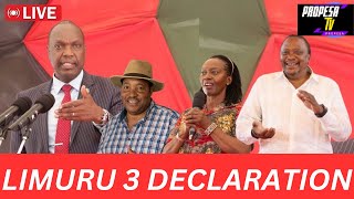 LIVE; LIMURU 3 CONFERENCE, CRACKS IN MT KENYA?