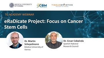 TG Academy Webinar - eRaDicate Project: Focus on Cancer Stem Cells
