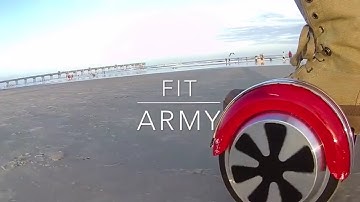 Hoverboard On The Beach For The First Time