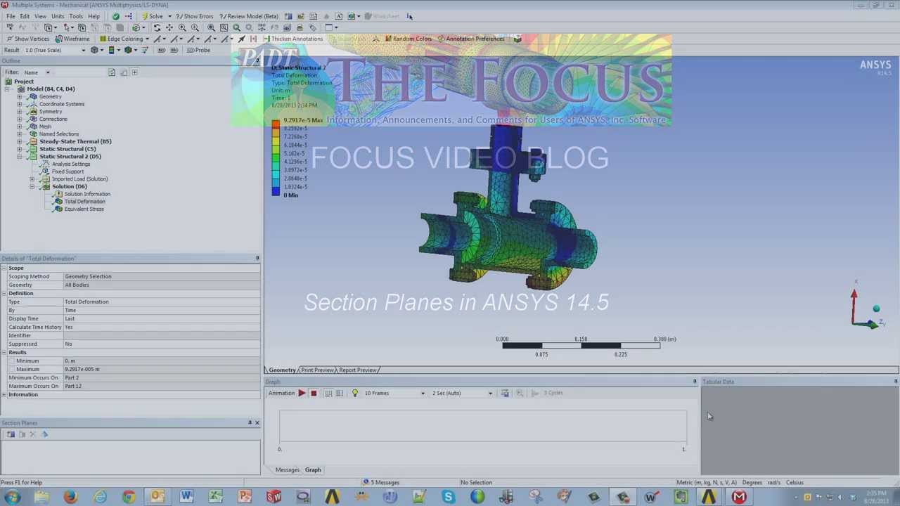 The Focus Video Tips: Section Planes in ANSYS 14.5 - YouTube