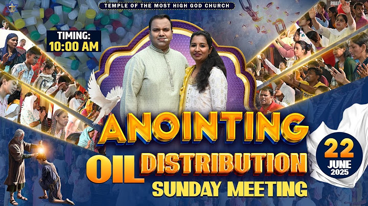 ANOINTING OIL SUNDAY MEETING (22.06.2025) || TEMPLE OF THE MOST HIGH GOD CHURCH