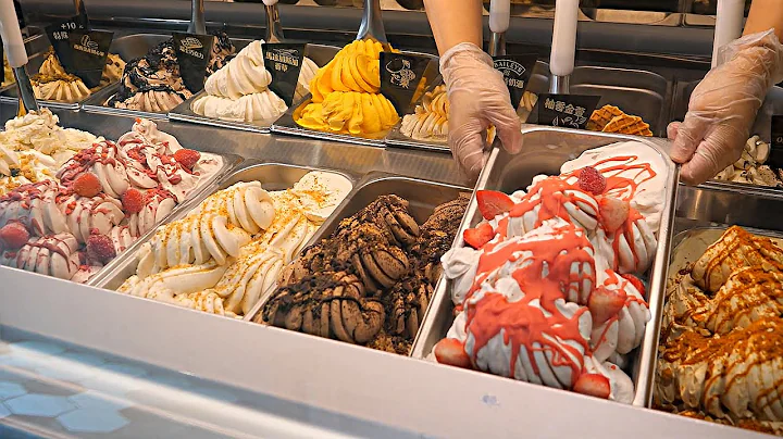 手工冰淇淋！義式冰淇淋製作 (奇異果, 芒果, 草莓, 香蕉) / homemade gelato ice cream - taiwanese ice cream shop - 天天要聞