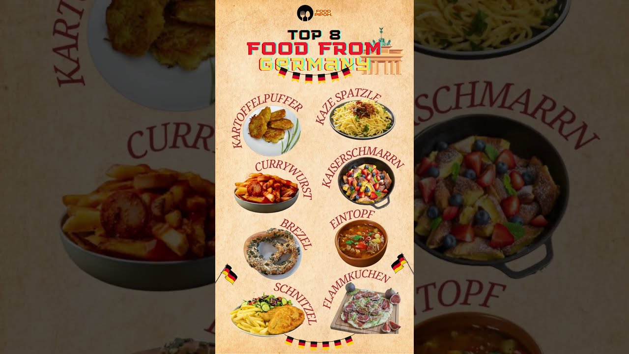 Top 8 Food From Germany Ytshorts