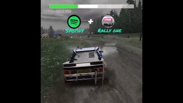 Spotify + Rally one #spotify #song #game #car #shorts #viral #foryou #rallyone #carracing