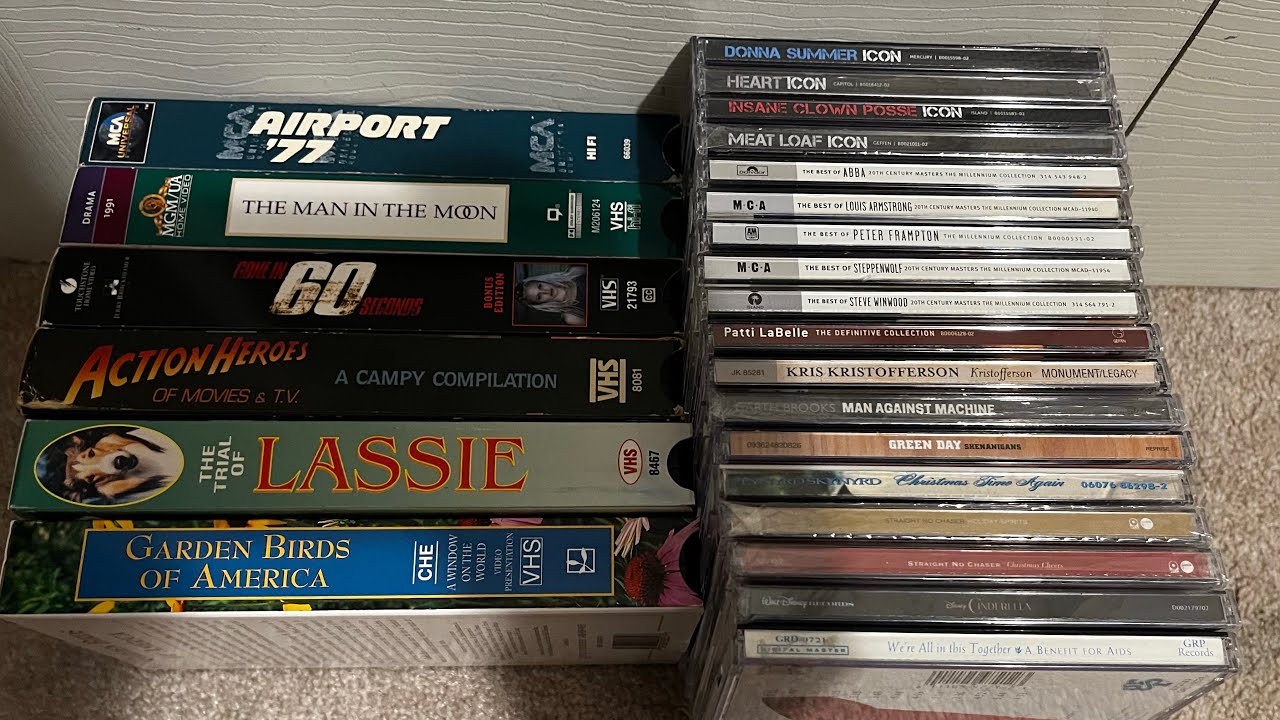 Big VHS & CD Update Video For 5/28/2025 - YouTube