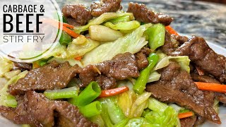 Cabbage And Beef Stir Fry | Tender And Juicy Beef And Vegetable Stir Fry Without Oyster Sauce by Cook! Stacey Cook 358,460 views 2 days ago 5 minutes, 53 seconds