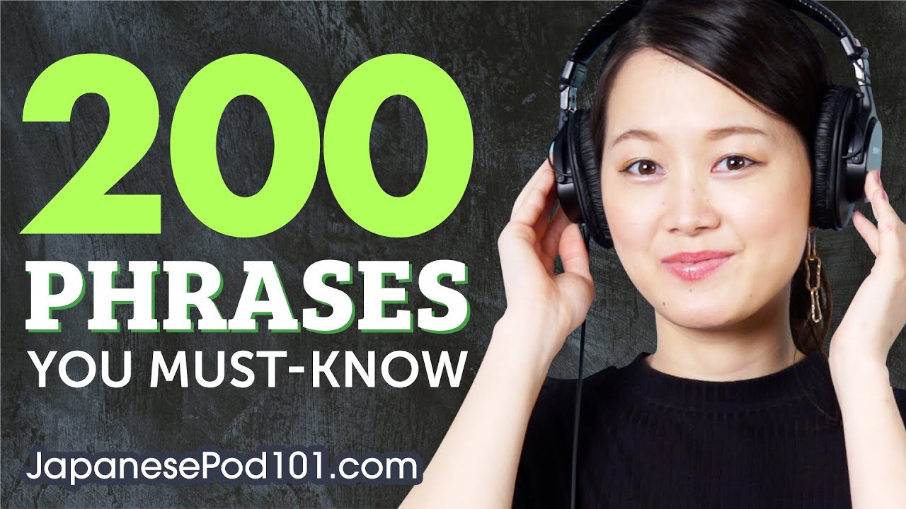 200 Phrases Every Japanese Beginner Must Know