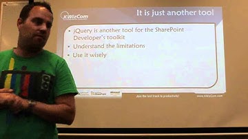 SharePoint and JQuery with Kevin Vieira part 3