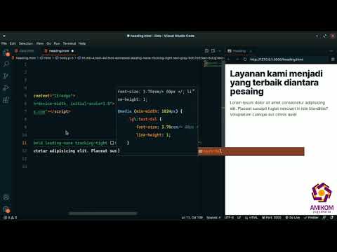 TUTORIAL MEMBUAT GRADIENT HEADING MENGGUNAKAN TAILWIND CSS