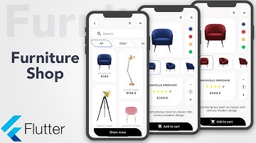 Flutter tutorial furniture shop | Flutter ui speed code | flutter tutorial