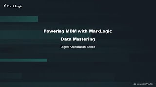 Famous Powering MDM with MarkLogic - Mastering Data Net Worth