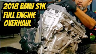 Disassembling a 200HP BMW S1000RR Engine, ASMR Style