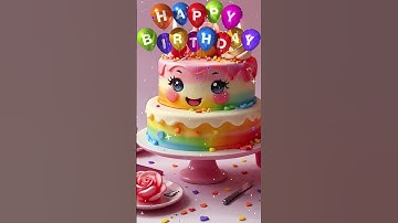 Thumbnail of Happy Birthday Song For Special Day Happy Birthday To You 🎂#happybirthdaysongwithangel #birthday