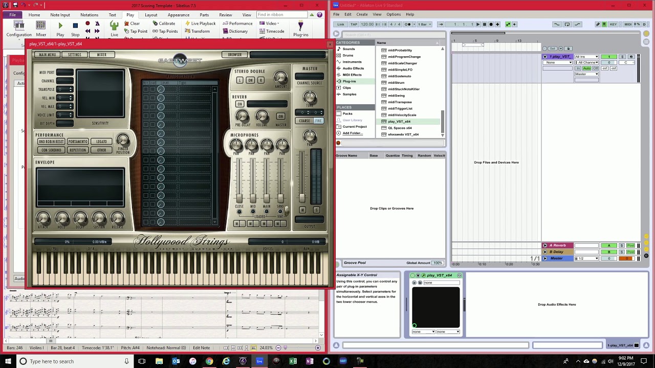 sibelius 5 stuck on scanning vst