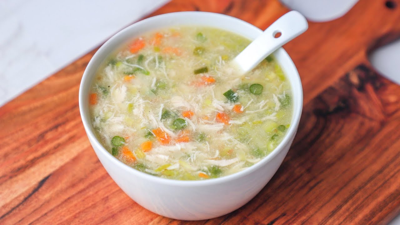 Chicken Clear Soup Recipe + Video