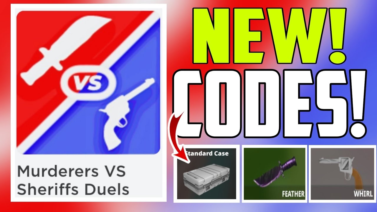 NEW UPDATE* Murderers VS Sheriffs Duels - CODES FOR Roblox
