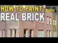 Paint scale realistic mortar brick thumbnail