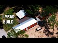 Couple sells it all to move Off Grid | 1 year timelapse