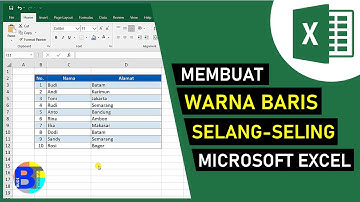 Cara Membuat Warna Selang seling pada Baris Excel | Belajar Excel