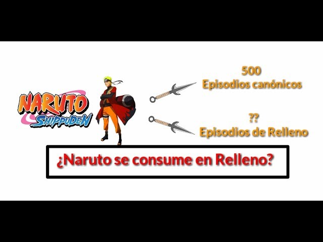 Episodios Naruto Shippuden - Relleno y Orden Cronológico - Anime