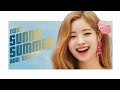 How would TWICE sing Sunny Summer - GFRIEND Line Distribution [Color Coded]