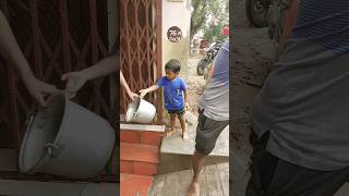 களப்பணியில் குட்டி மகிழ் trending funny youtubeshorts thoothukudi flood helpful hope rain