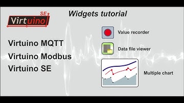 Virtuino MQTT, Modbus, SE: Value recorder and Multiple chart