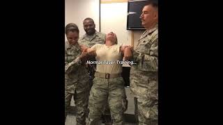 Military Taser Training