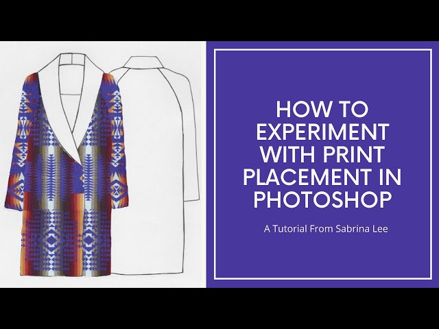 hver dag Jane Austen Array How to experiment with print placement using Photoshop - YouTube