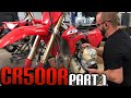 2021 Honda CR500R - CRF450R  Dirt Bike Big Wheel build