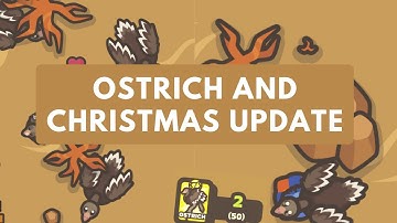 Taming.io - Ostrich and Christmas Update (belated) + Fastest Methods to Unlock Ostrich