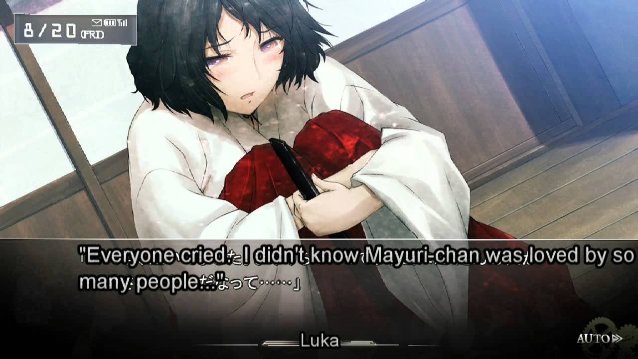 Steins Gate Luka End Complete English Translation Anime Ep 18 Alternate End Youtube