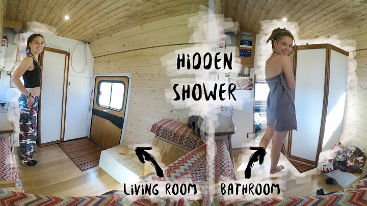 FOLDABLE SHOWER 🚿 - CLEVER VAN SHOWER DESIGN!