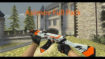 Asiimov Full Pack (FN-BS) for CS:S v90 by Цветик:D