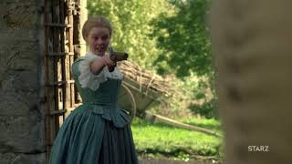 Outlander S03E08 Laoghaire tries to kill Jamie