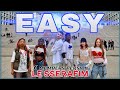 Kpop in public paris  one take  ot6 le sserafim   easy dance cover by pandora crew france