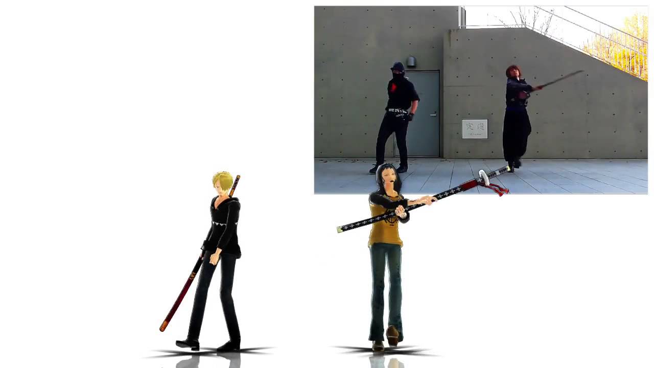 【One Piece MMD】 Jabawokki Jabawokka 【Law & Sanji】