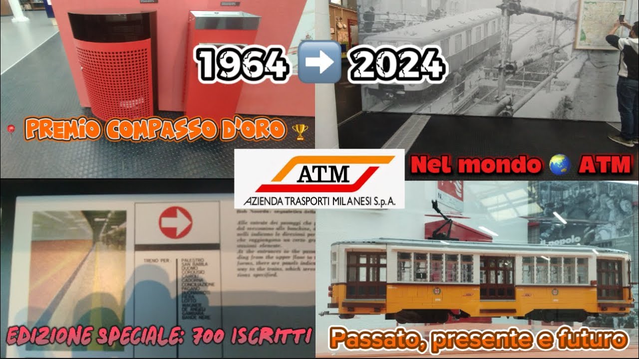 🚇​🚍​🚎​🚃 EDIZIONE SPECIALE: 700 ISCRITTI: PASSATO, PRESENTE e FUTURO nel mondo di ATM 🌎