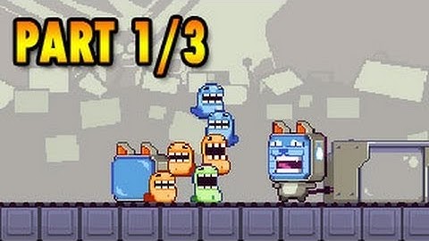 Oodlegobs Walkthrough Part 1/3 Levels 1-7, Flash Nitrome Games